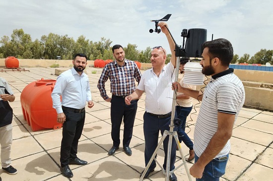  Installation of an atmospheric station in Haditha